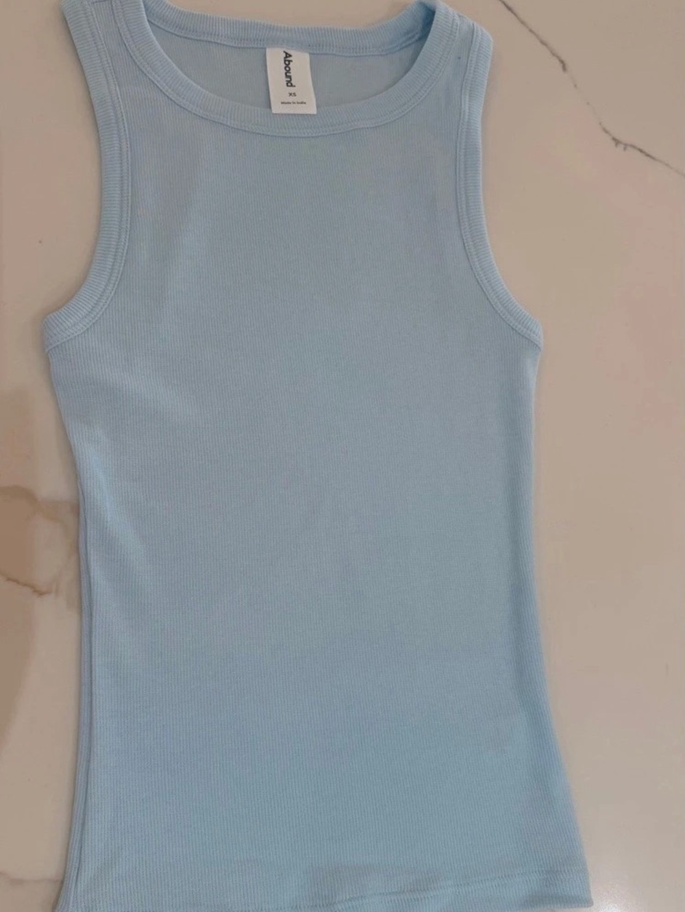 3/$15 ELIGIBLE - Abound Rib Tank Blue Tank Top XS